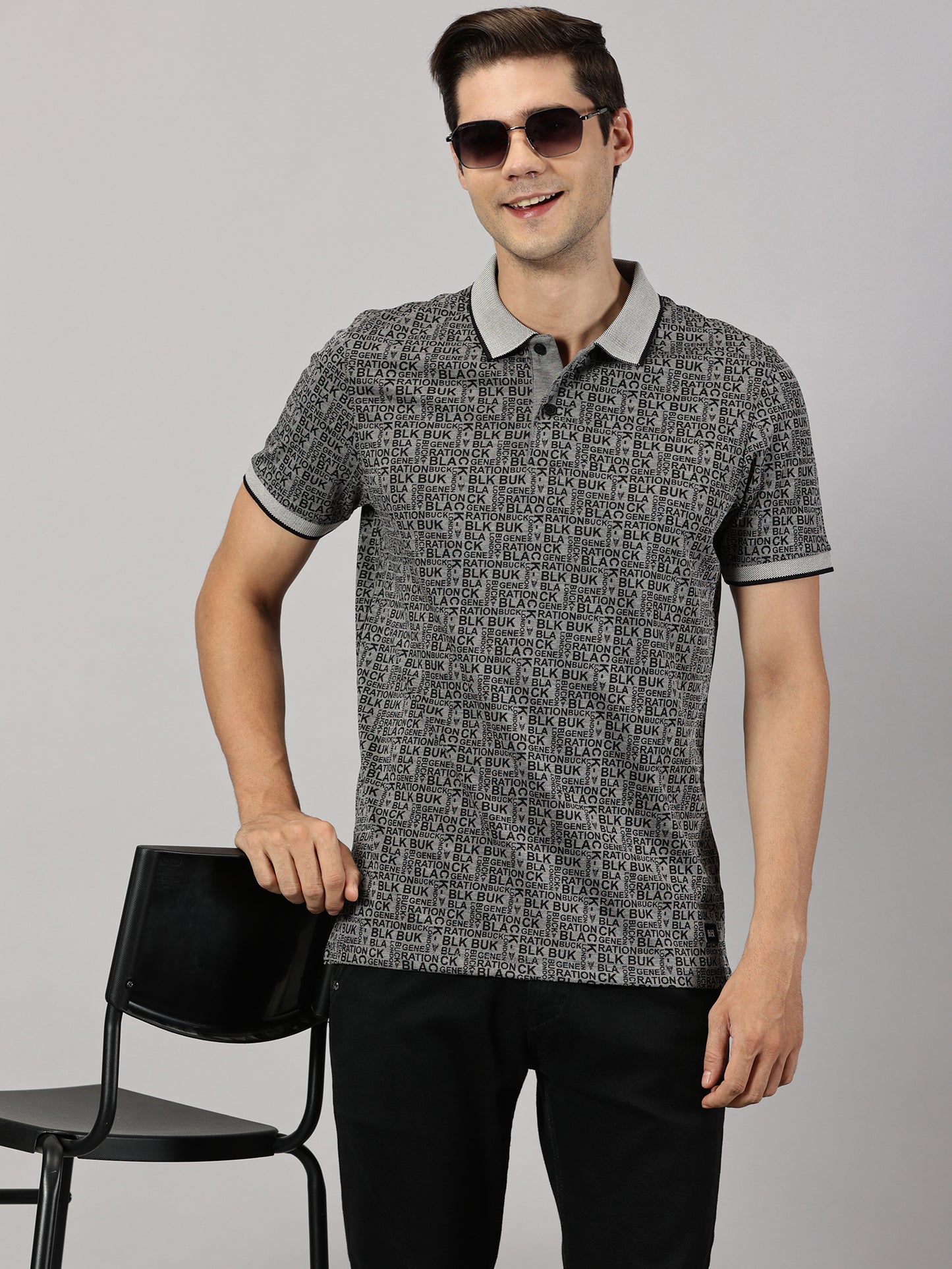 Beige Canvas Polo