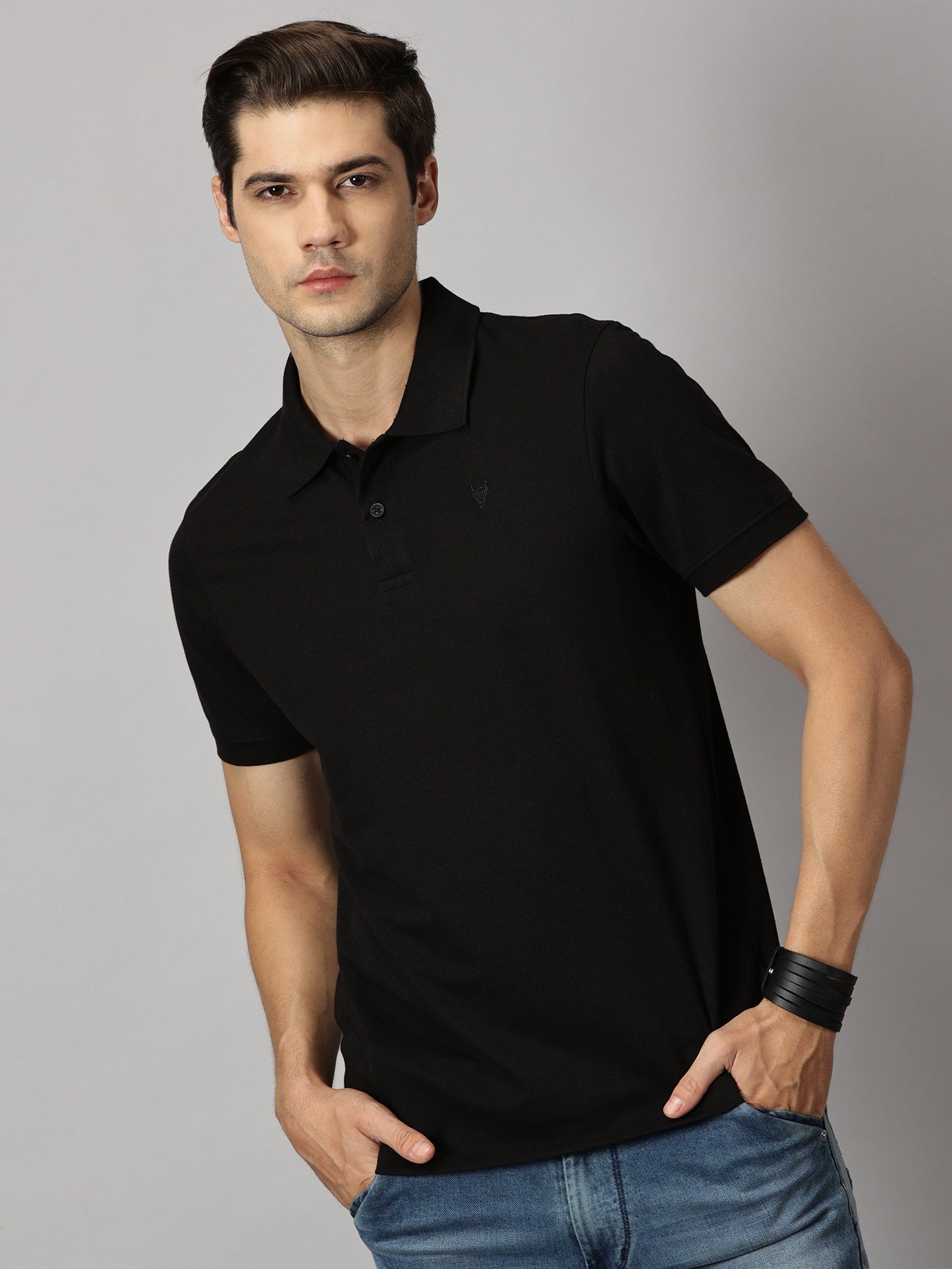 Pure Black Essential Polo