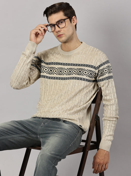 Vanilla Fair Isle Sweater