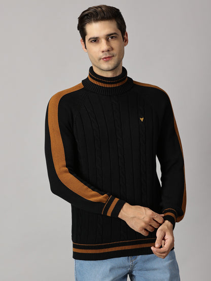 Black Sand Turtle Neck Sweater