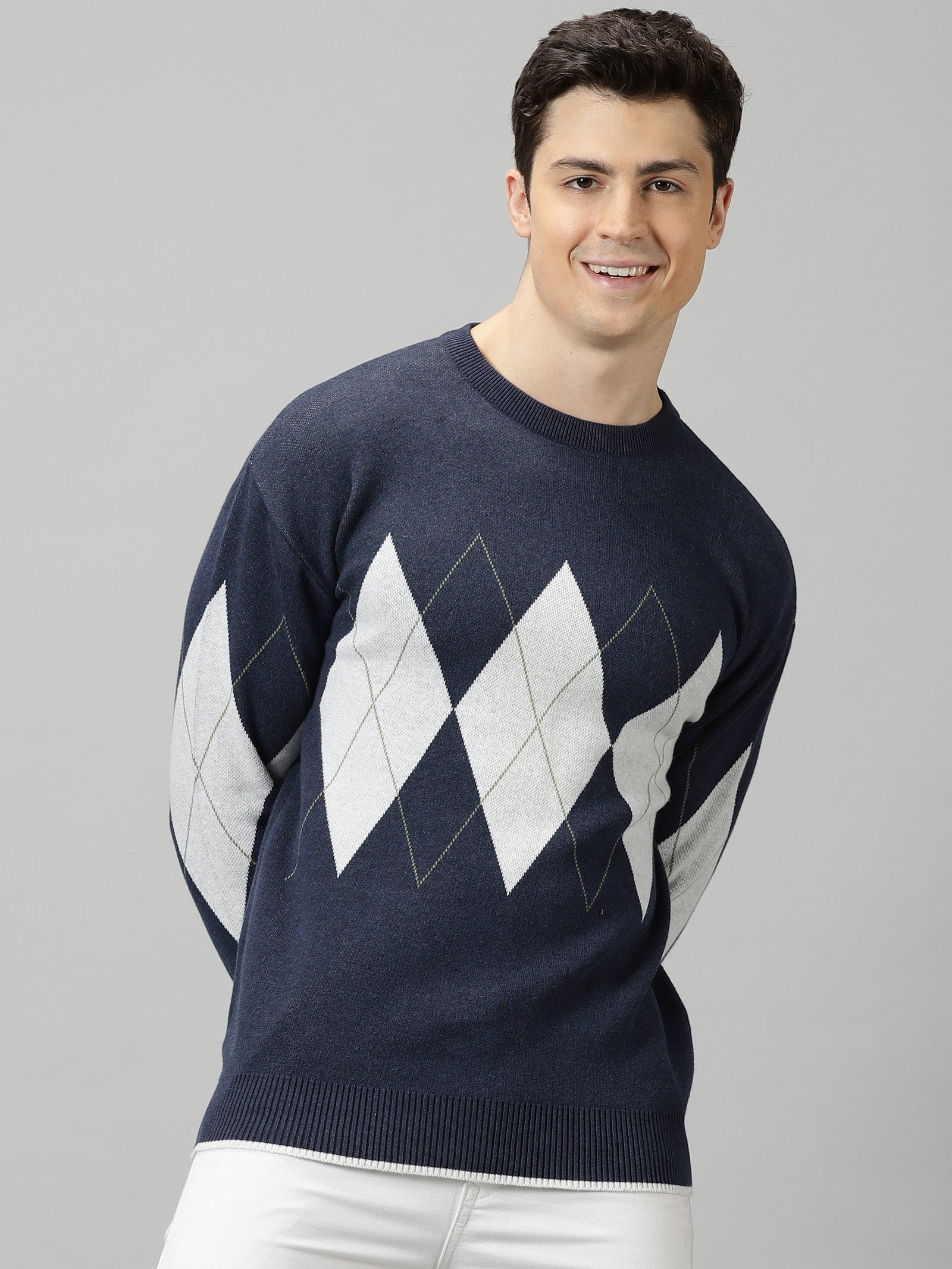 Dark Pine Melange Sweater