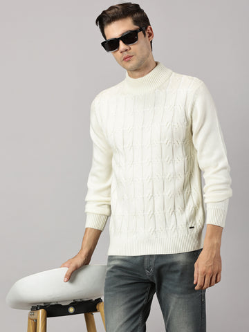 Tangled Evening High Neck Sweater