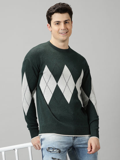 Dark Pine Melange Sweater