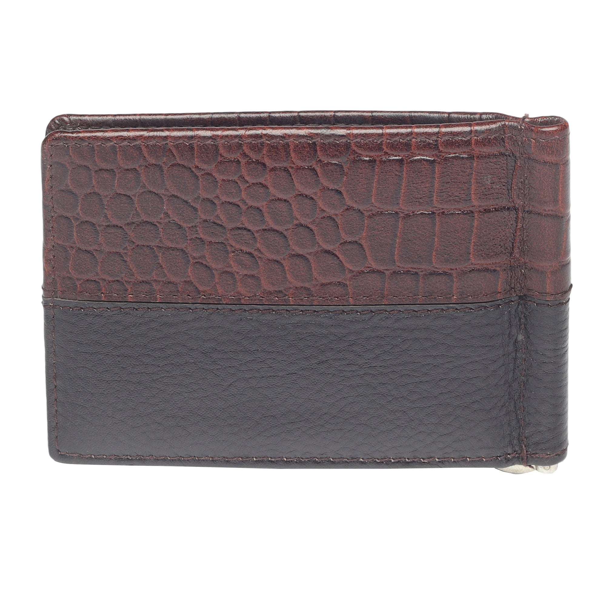 Burnt Brick Money Clip Wallet