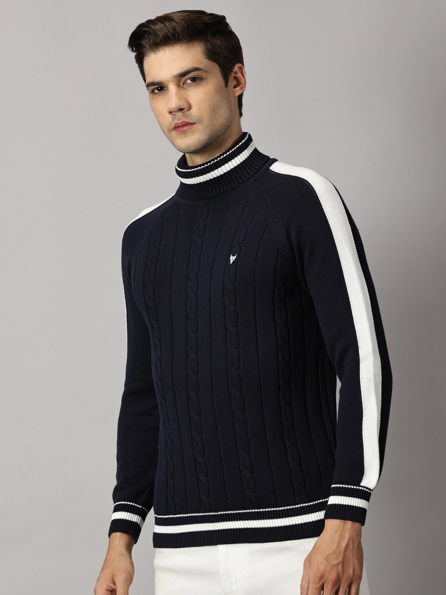 Sapphire Snow Turtle Neck Sweater