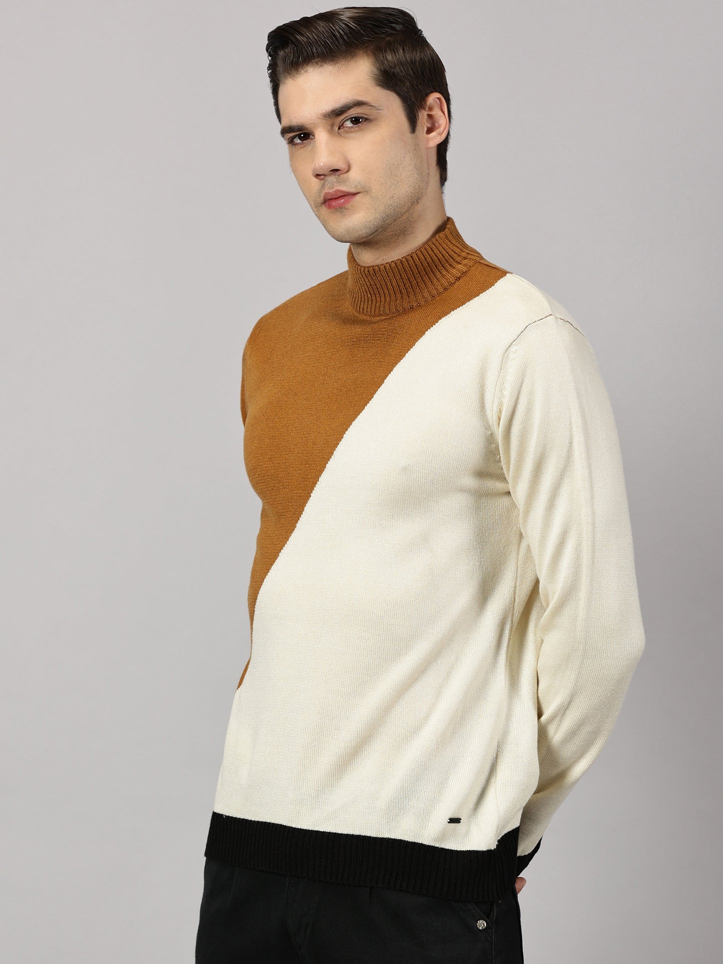 Sand & Snow High Neck Sweater