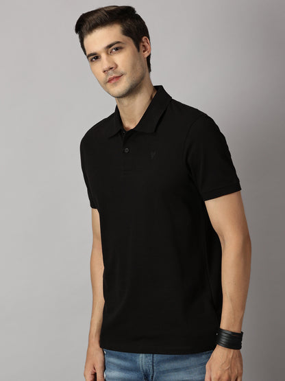 Pure Black Essential Polo