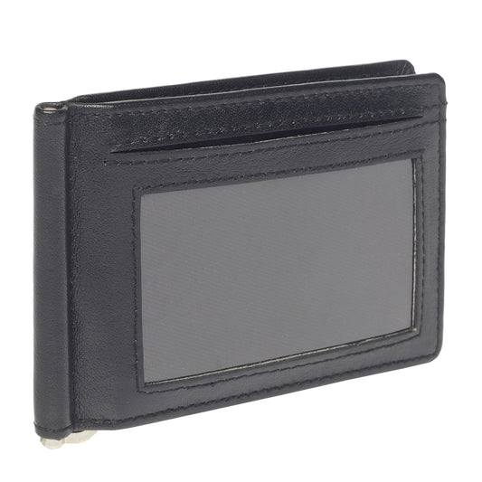 Classic Black Money Clip Wallet