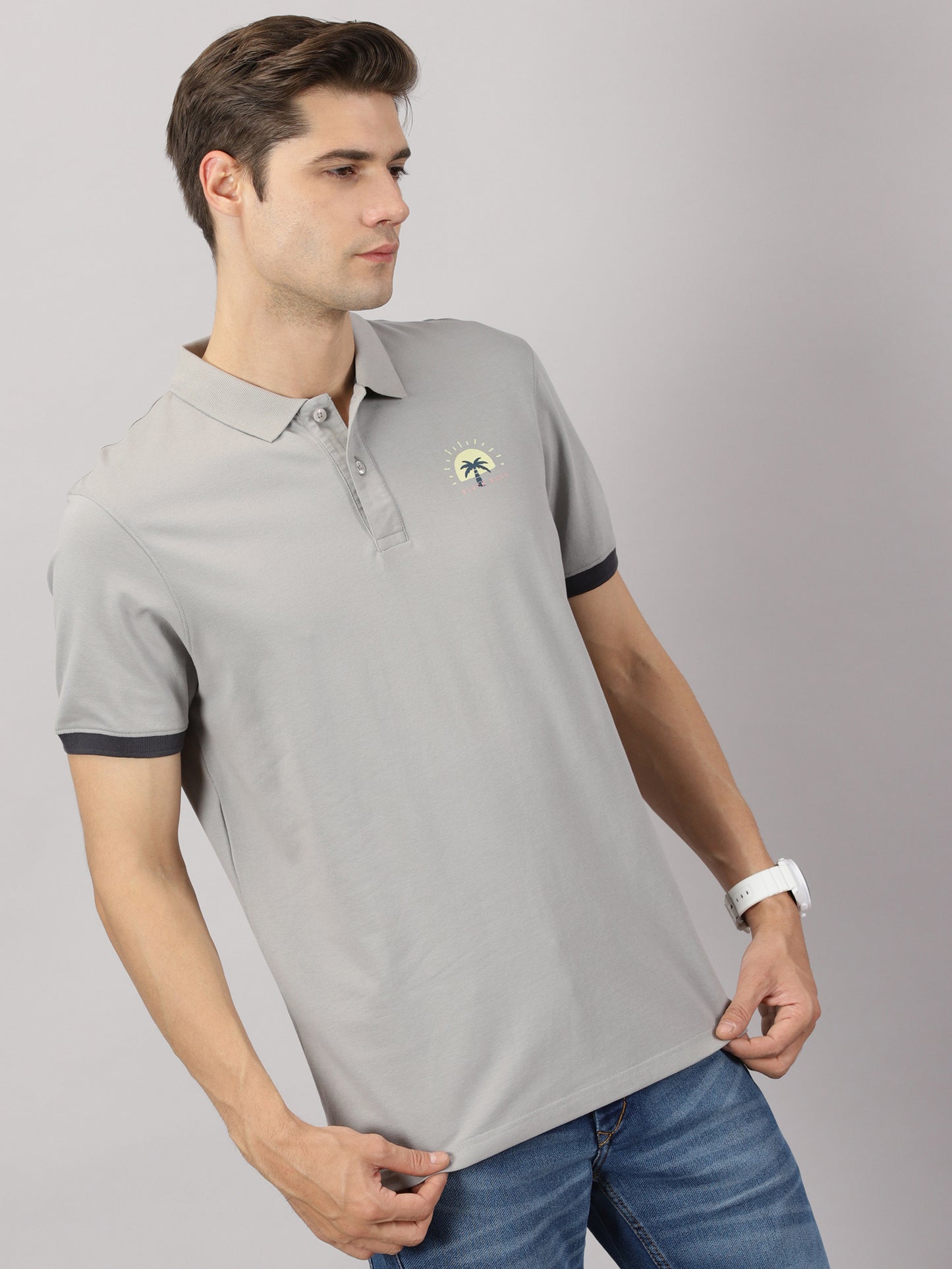 Coastal Grey Polo