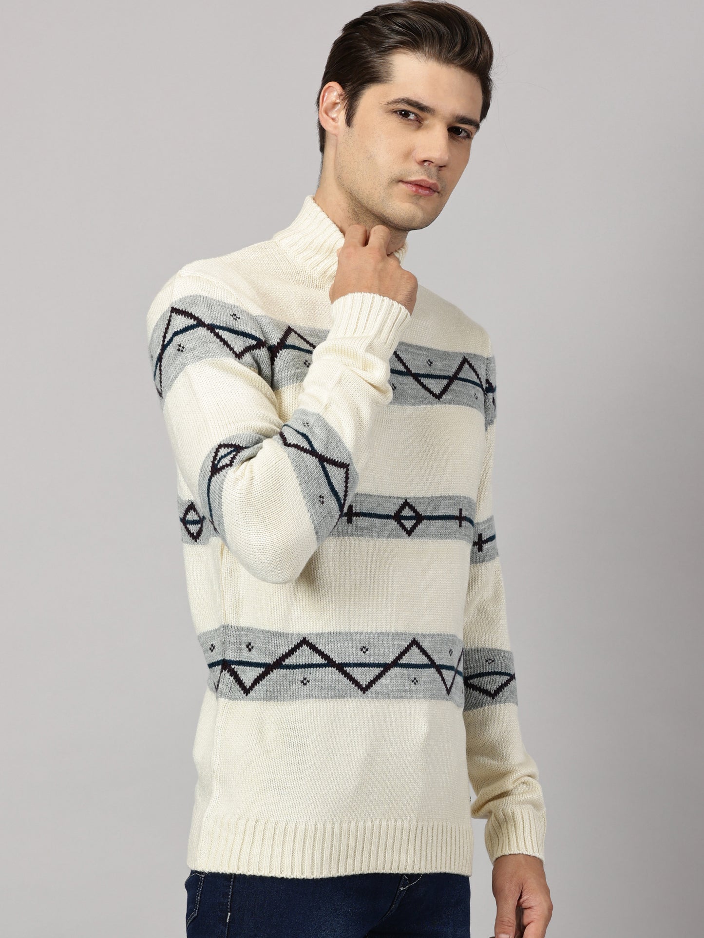 Nordic High Neck Sweater