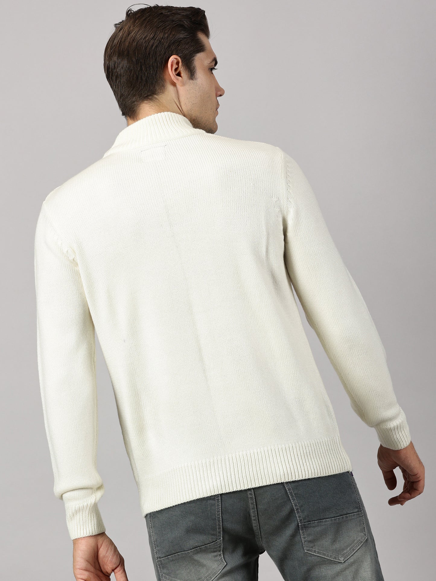 Tangled Morning High Neck Sweater