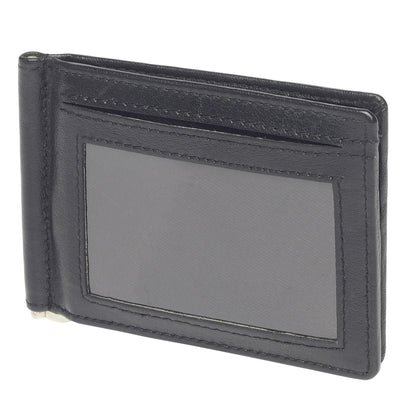 Classic Black Money Clip Wallet