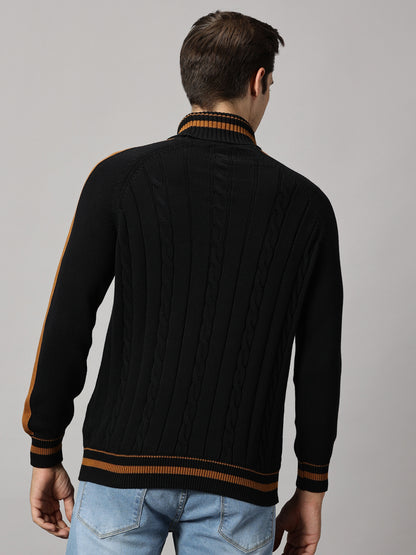 Black Sand Turtle Neck Sweater