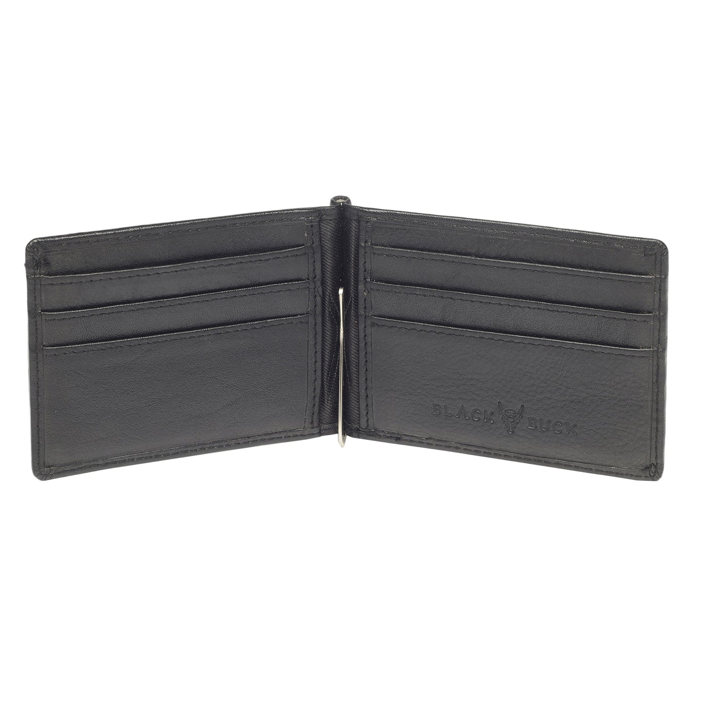 Classic Black Money Clip Wallet