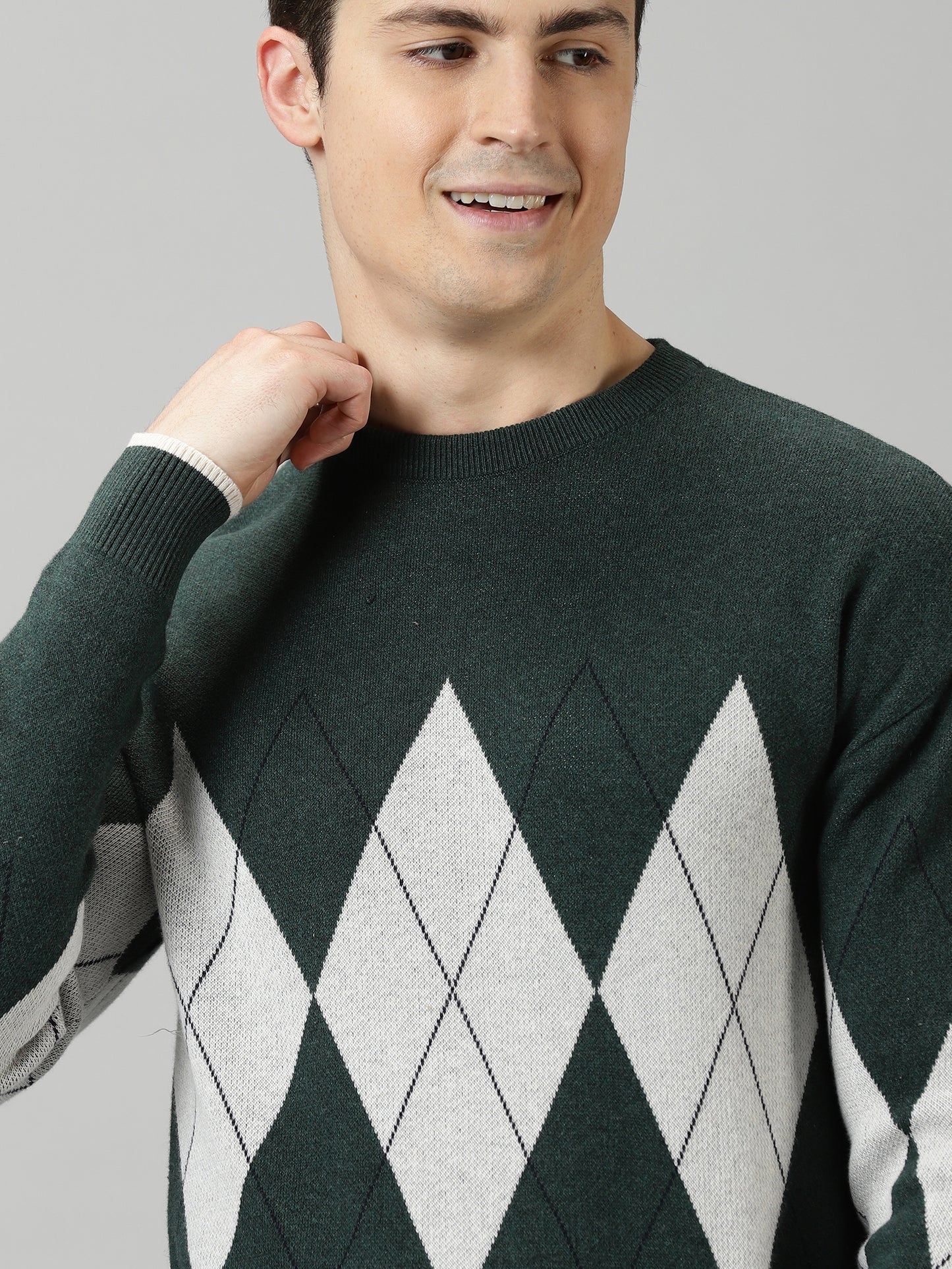 Dark Pine Melange Sweater