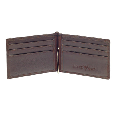 Classic Brown Money Clip Wallet