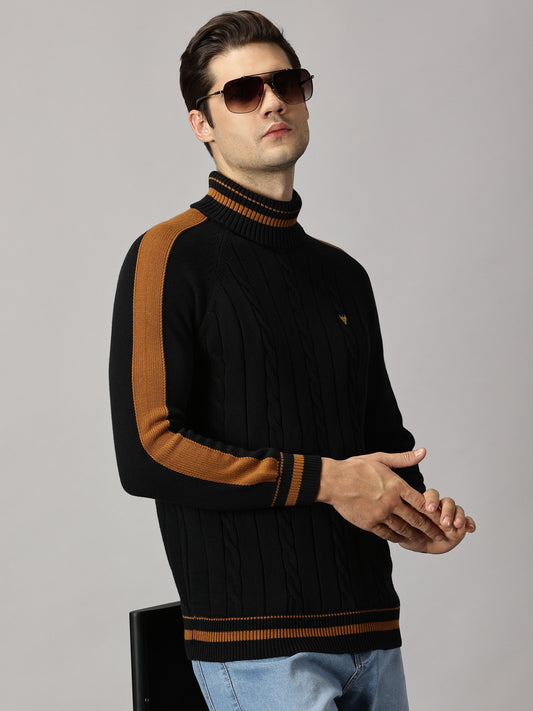 Black Sand Turtle Neck Sweater