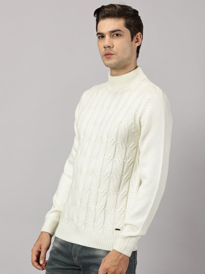 Tangled Morning High Neck Sweater