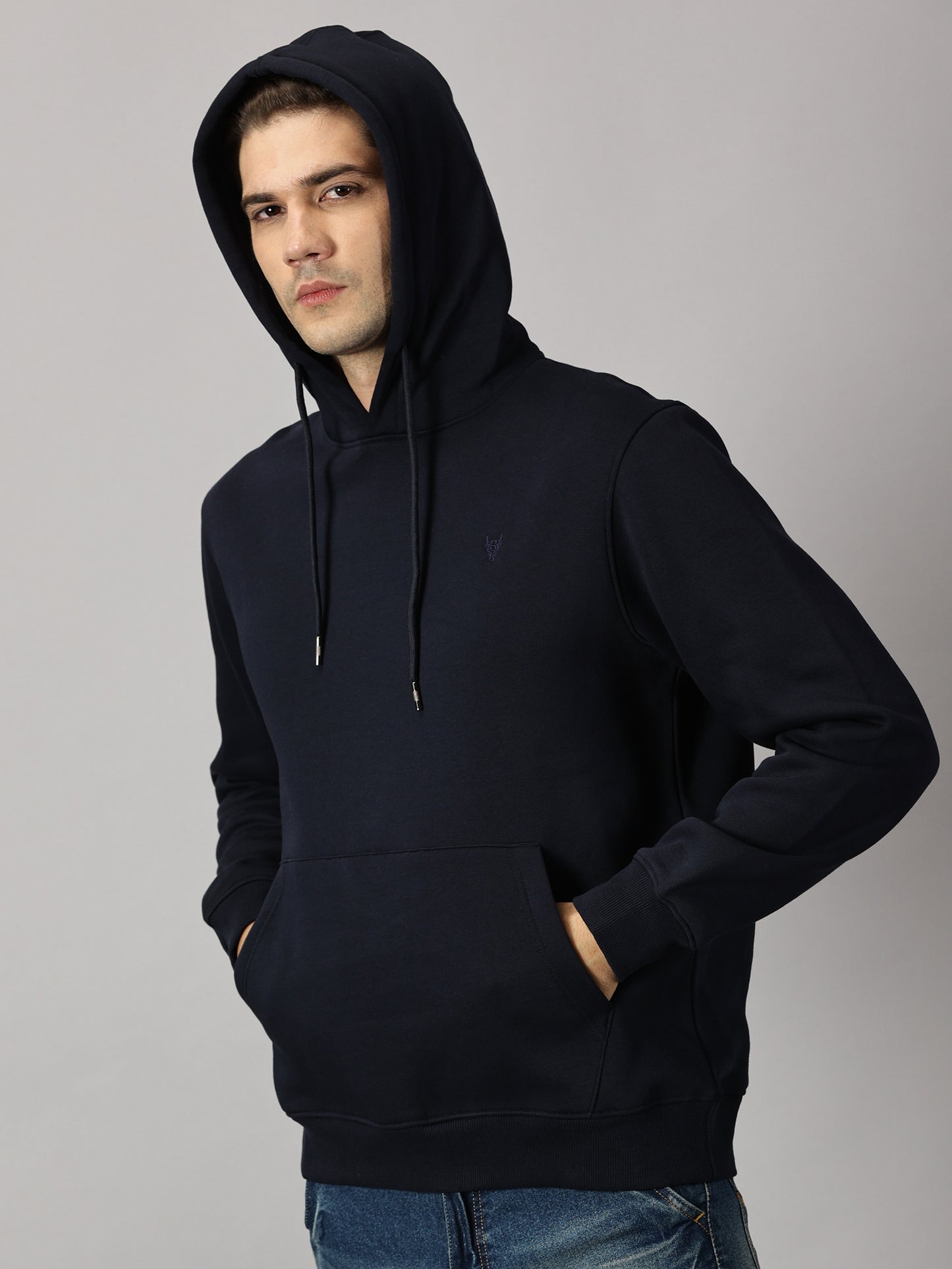 Navy Blue Essential Hoodie