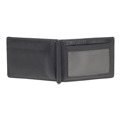 Classic Black Money Clip Wallet