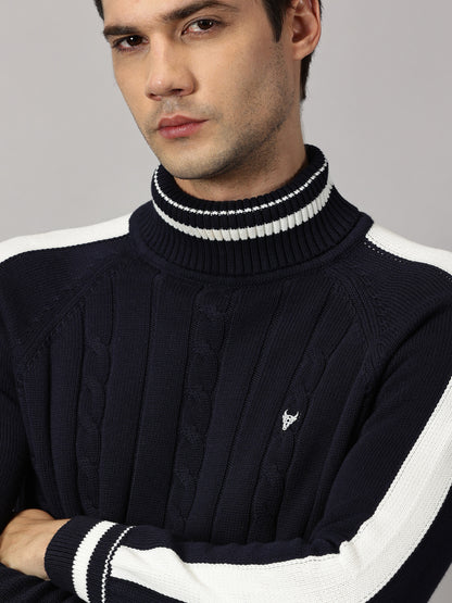 Sapphire Snow Turtle Neck Sweater