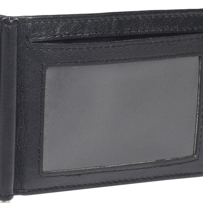 Classic Black Money Clip Wallet