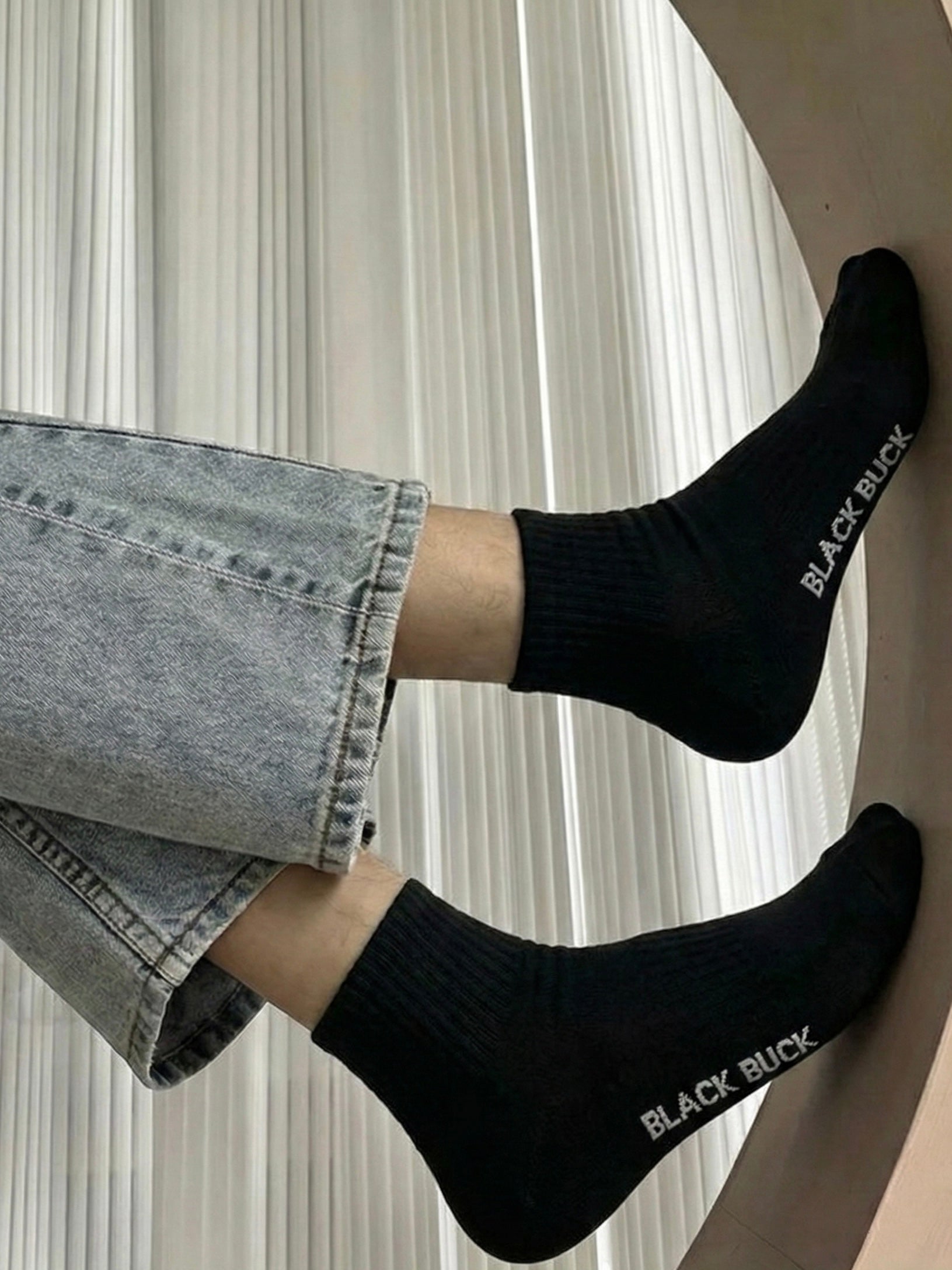 BB Essential Micro Crew Length Cotton Socks (Tri-Pack)