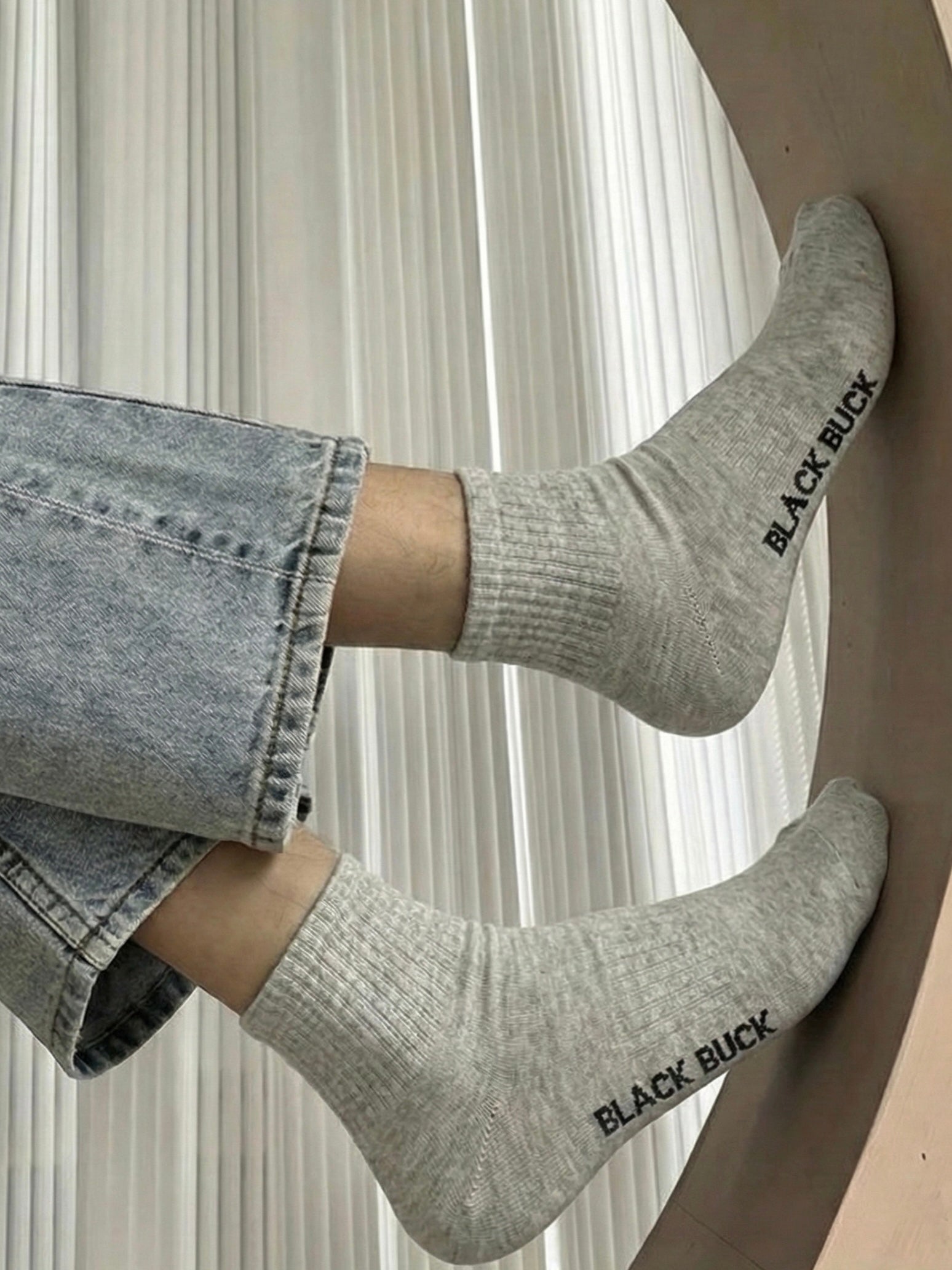 BB Essential Micro Crew Length Cotton Socks (Tri-Pack)